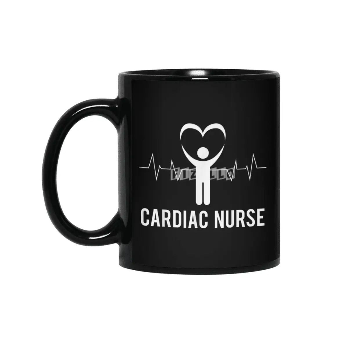 Cardiac Nurse Shirt Cardiology T Shirt Hearth Health Gift Siyah Kupa
