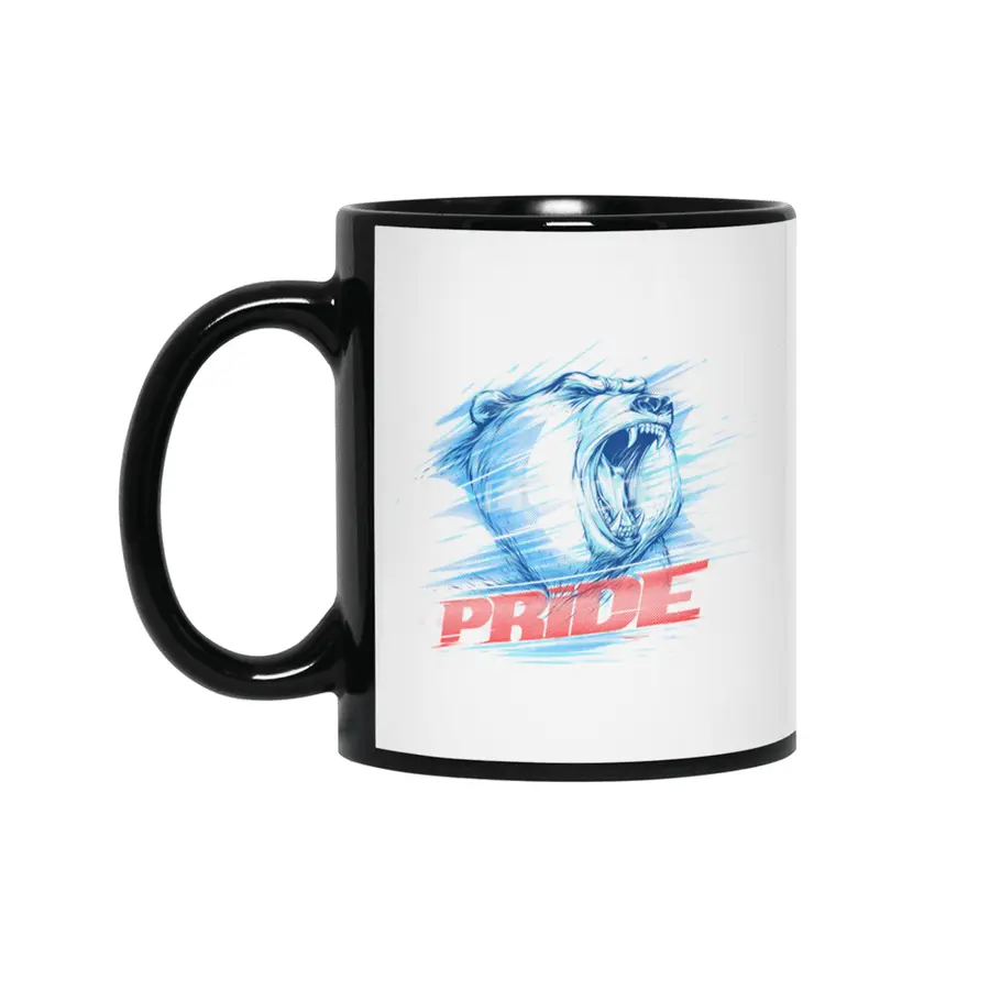 Bear Pride Siyah Kupa