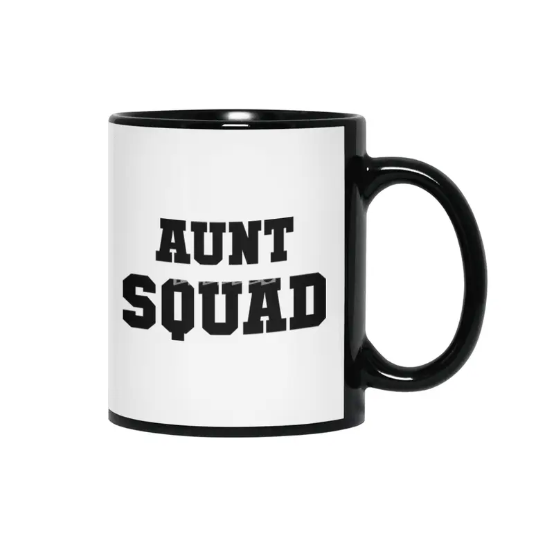Aunt Squad Siyah Kupa