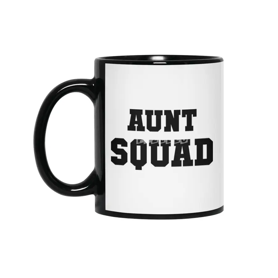 Aunt Squad Siyah Kupa