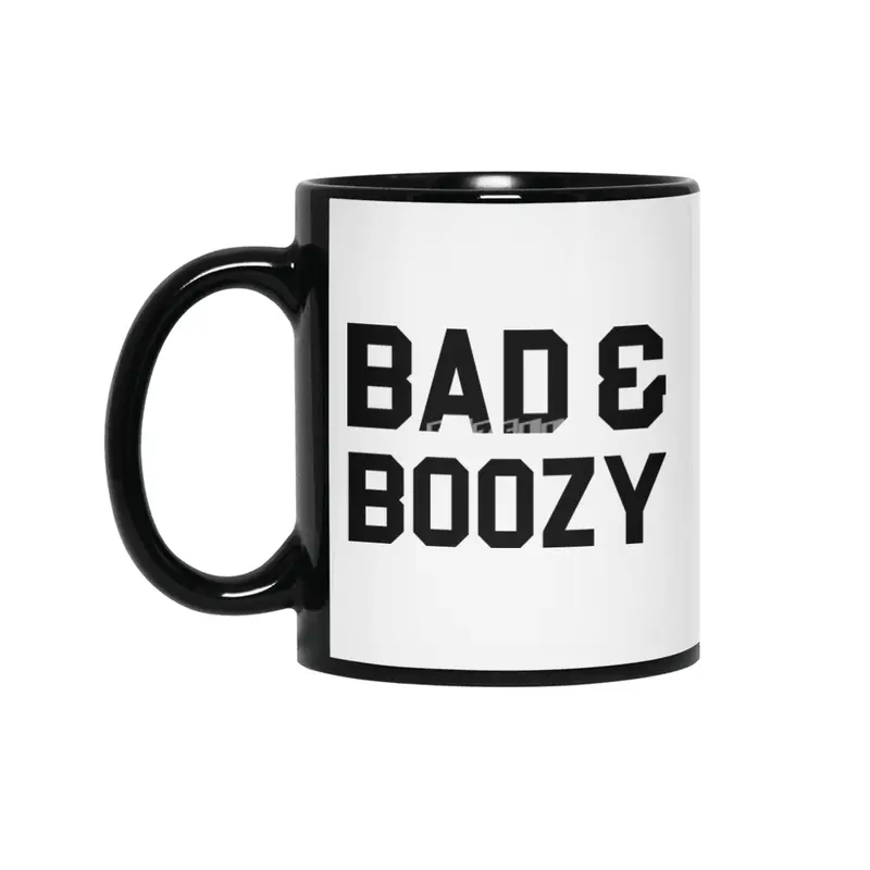Bad & Boozy Siyah Kupa