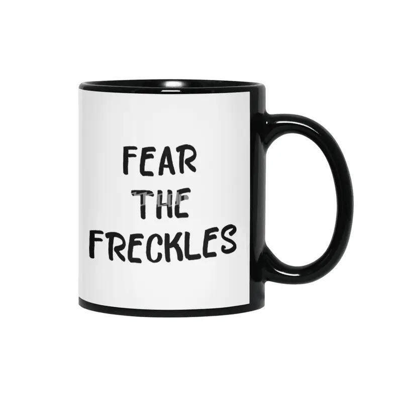 Fear the Freckles Siyah Kupa