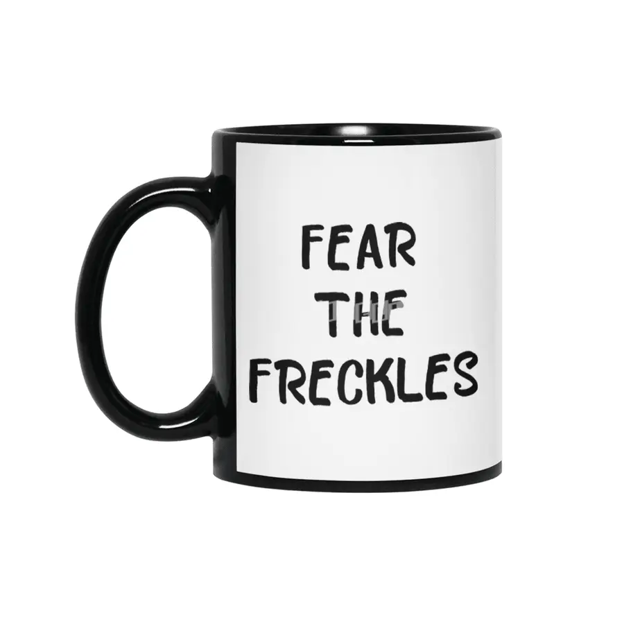 Fear the Freckles Siyah Kupa
