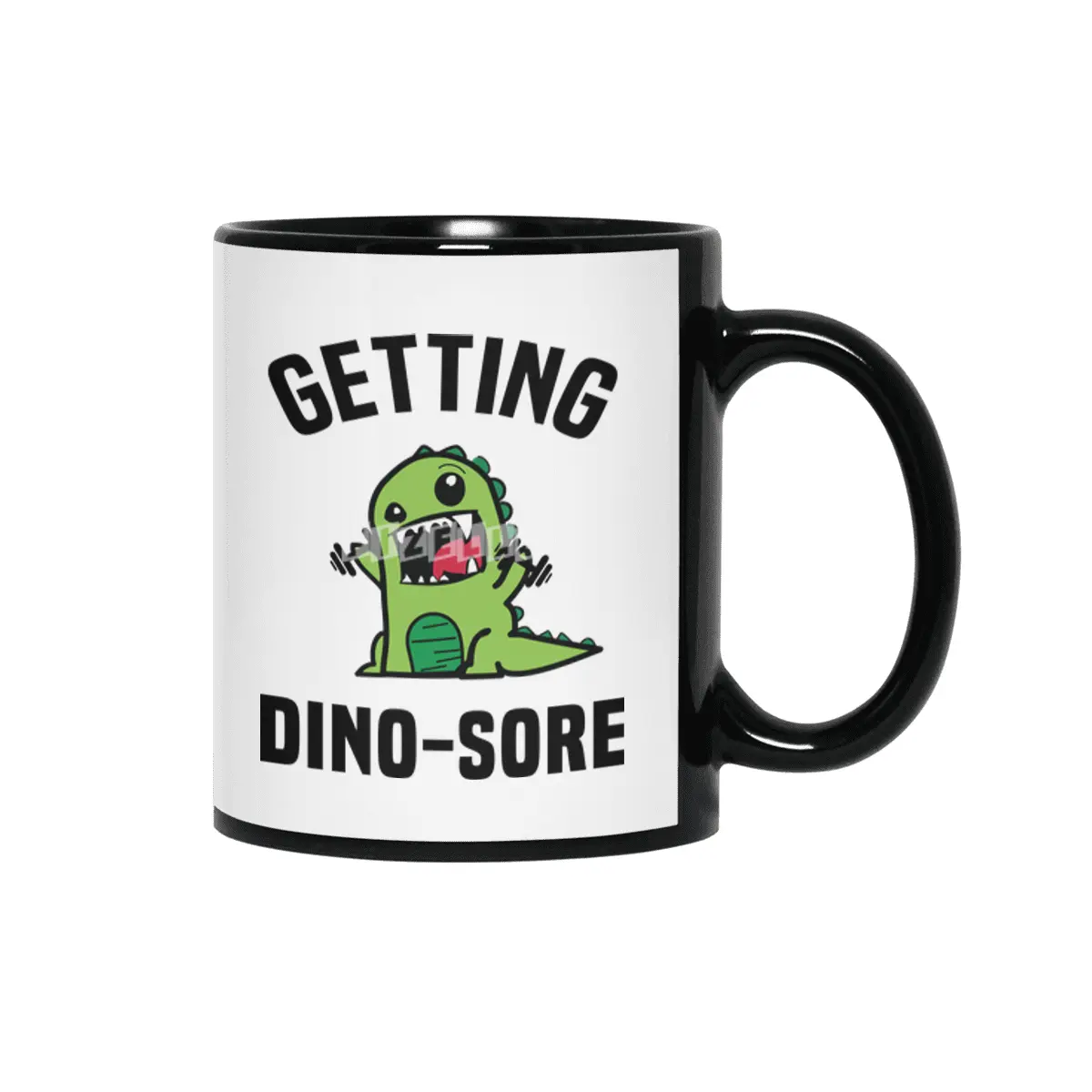 Getting Dino-Sore Siyah Kupa