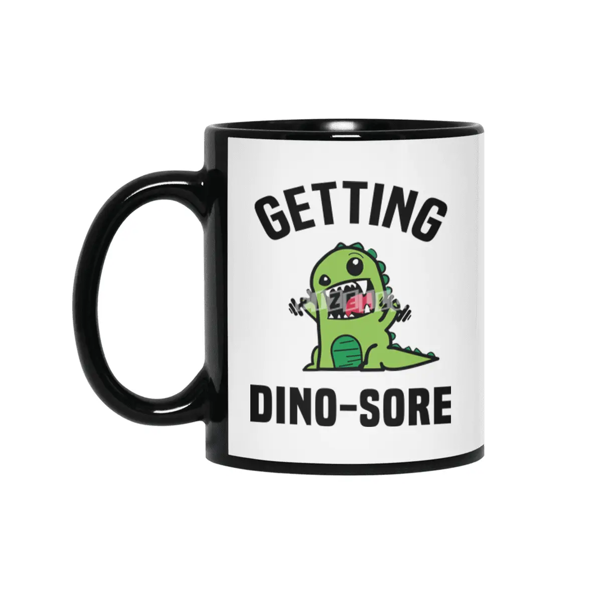 Getting Dino-Sore Siyah Kupa