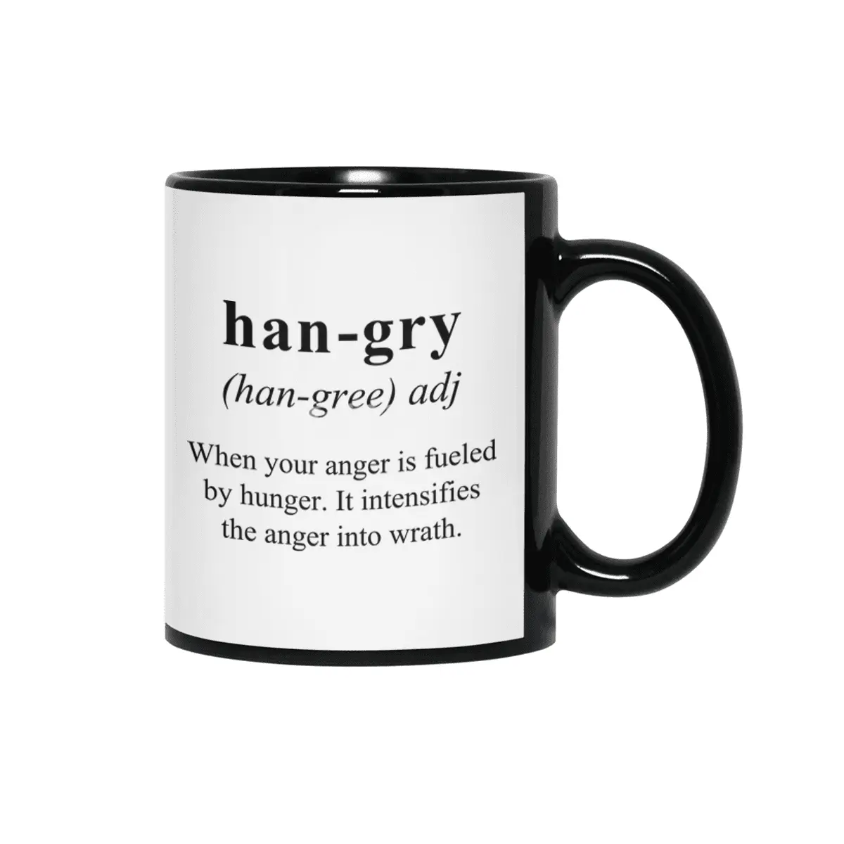 Hangry Siyah Kupa
