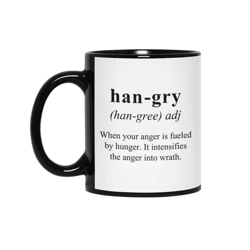 Hangry Siyah Kupa