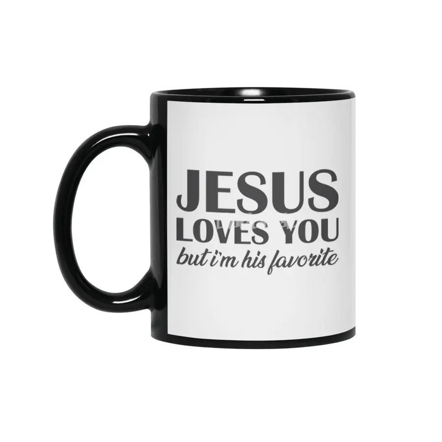I'm Jesus Favorite Siyah Kupa