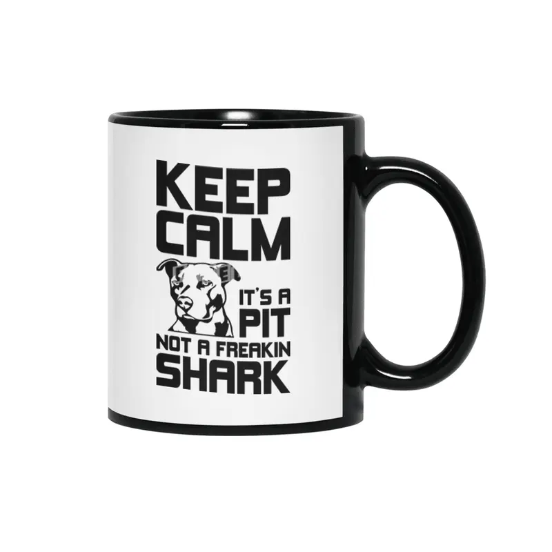 Keep Calm - It's A Pit Siyah Kupa
