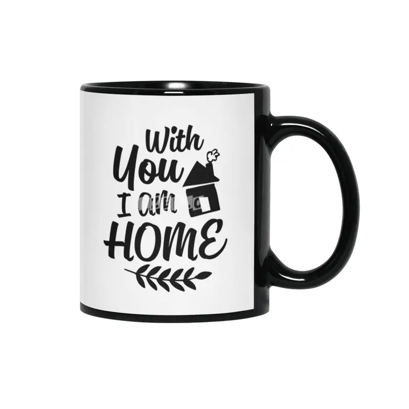 Valentine day, Wedding gifts Siyah Kupa