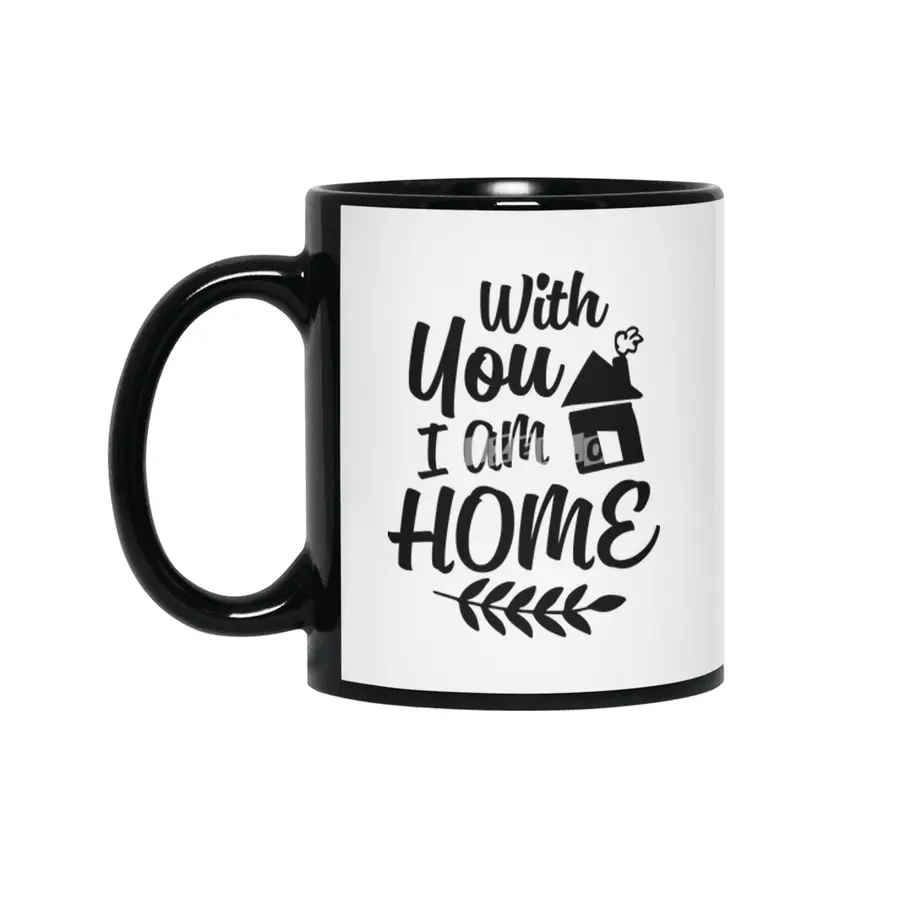 Valentine day, Wedding gifts Siyah Kupa