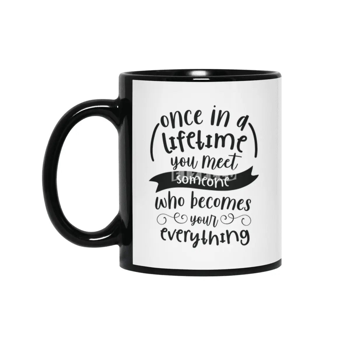 Valentine day, Wedding gifts Siyah Kupa