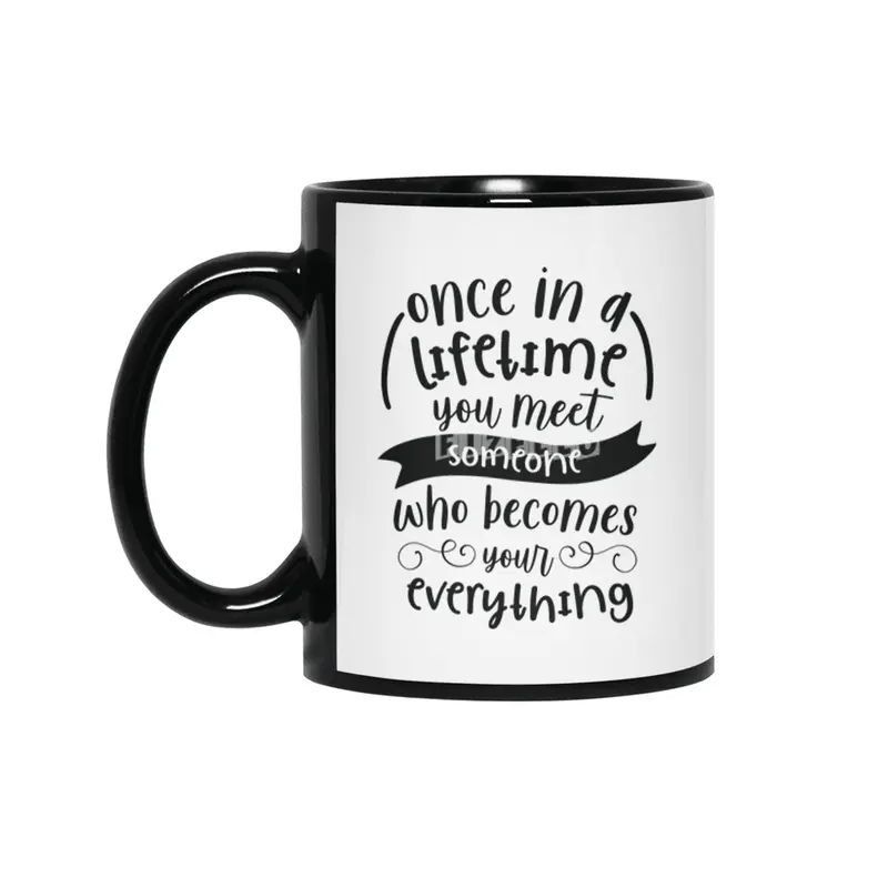 Valentine day, Wedding gifts Siyah Kupa