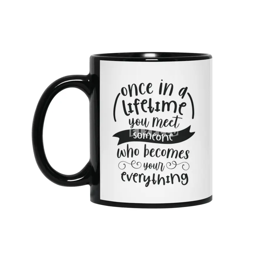 Valentine day, Wedding gifts Siyah Kupa