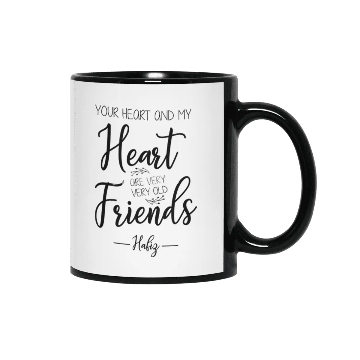 Valentine day, Wedding gifts Siyah Kupa