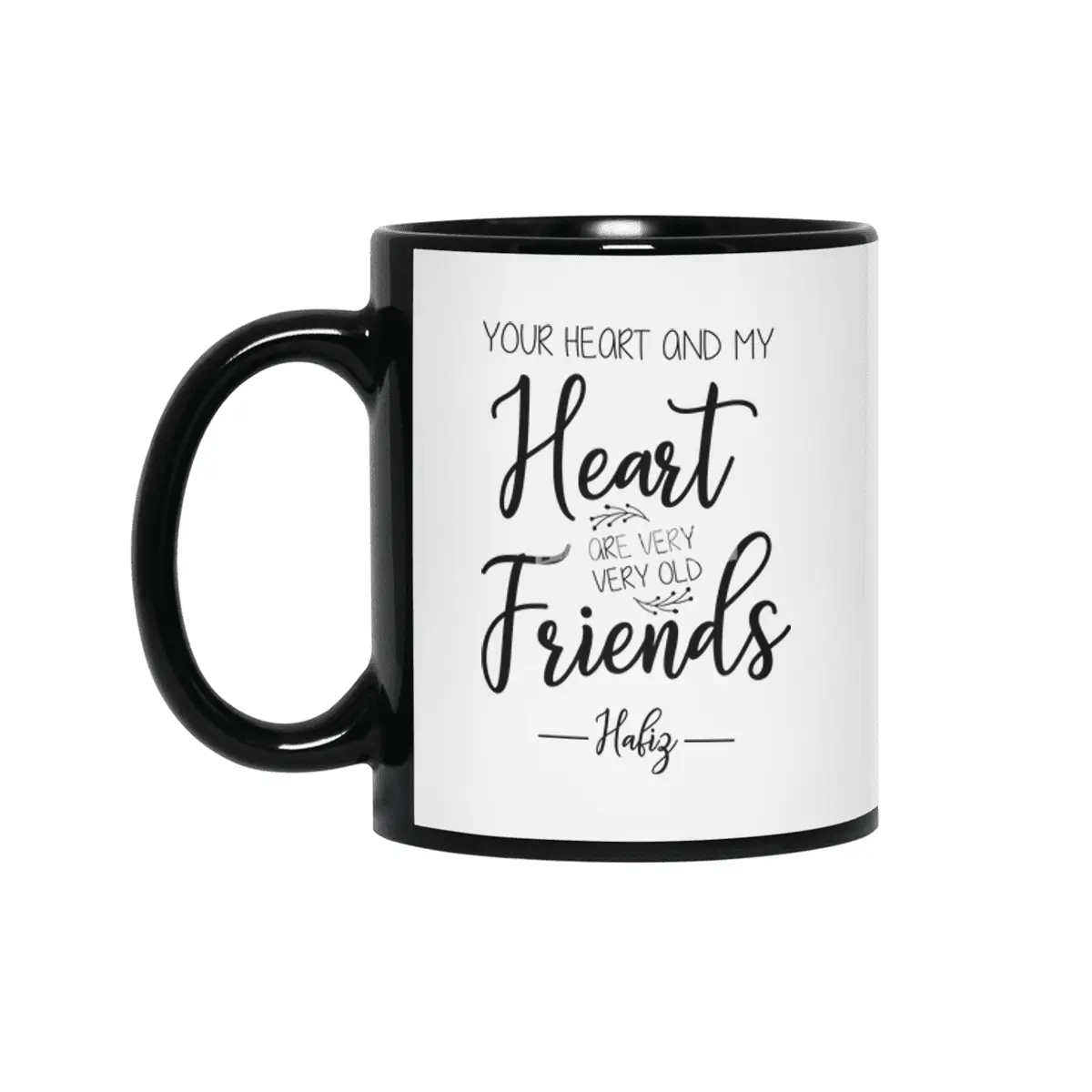 Valentine day, Wedding gifts Siyah Kupa