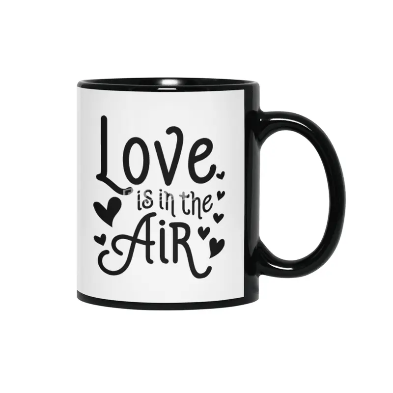 Valentine day, Wedding gifts Siyah Kupa