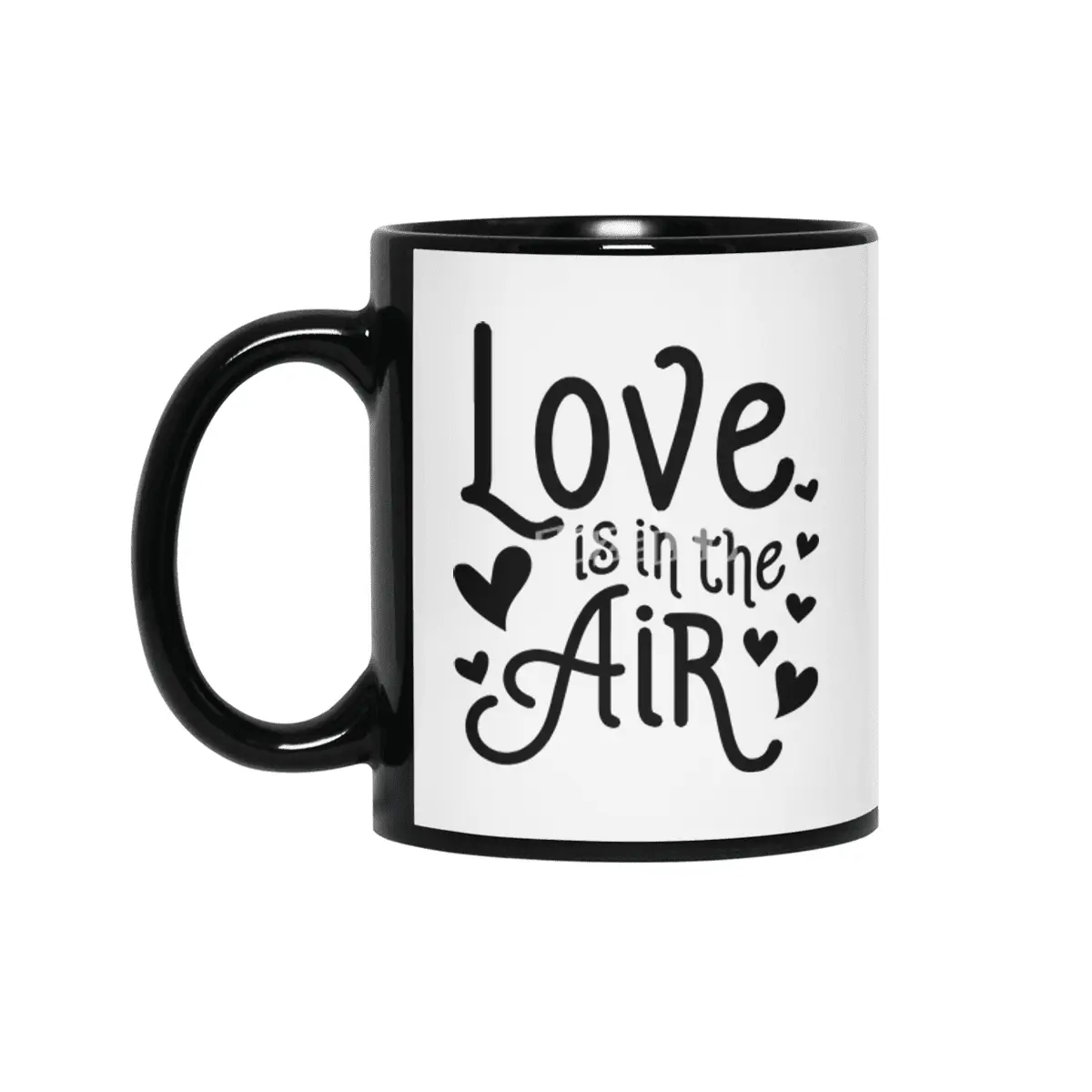 Valentine day, Wedding gifts Siyah Kupa