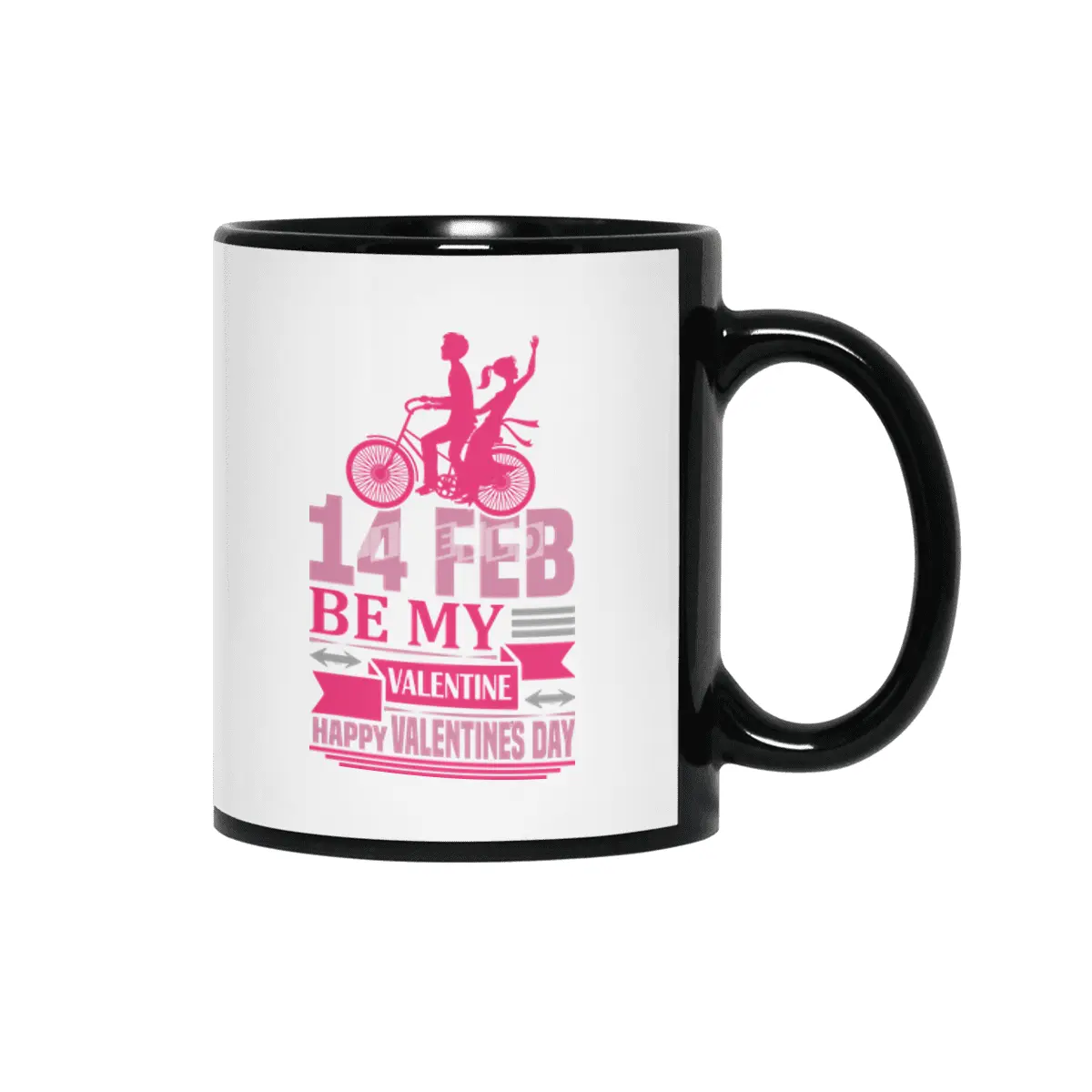 Valentine day, Wedding gifts Siyah Kupa