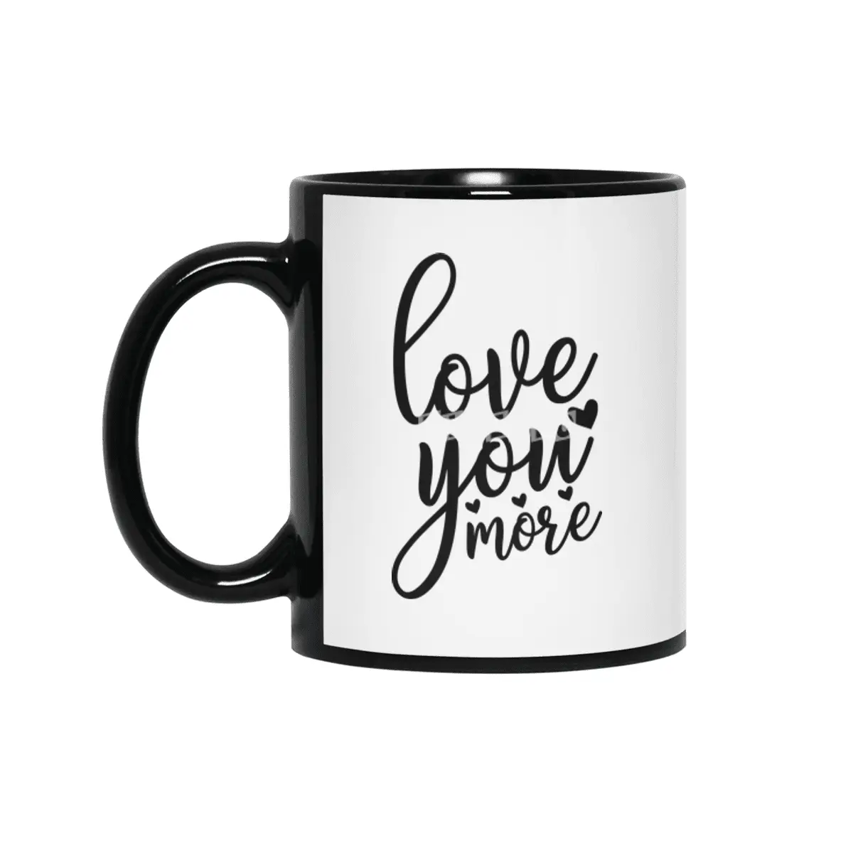 Valentine day, Wedding gifts Siyah Kupa