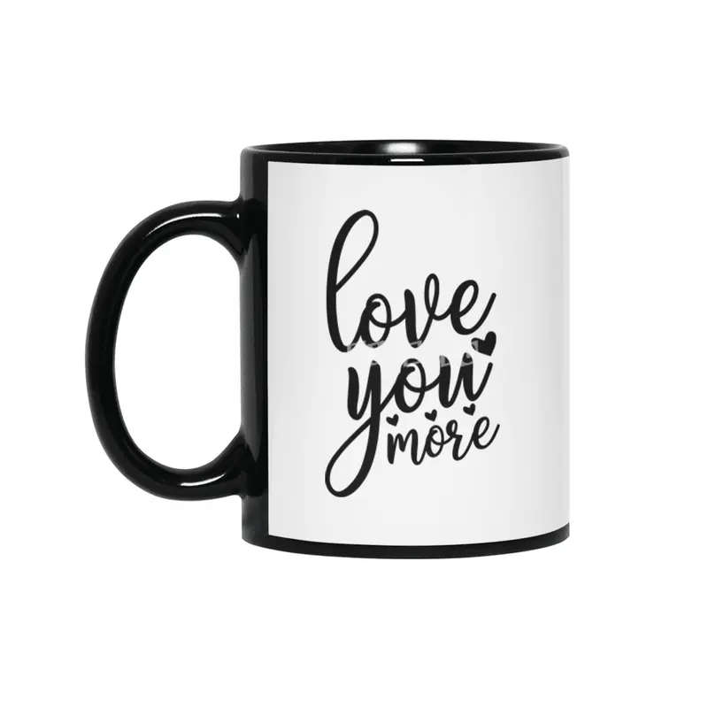 Valentine day, Wedding gifts Siyah Kupa