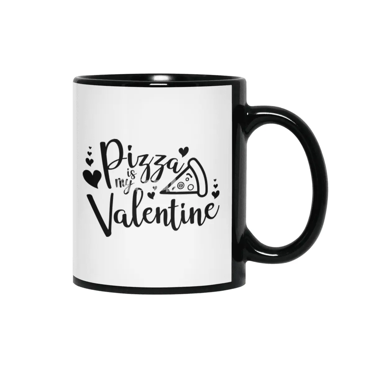 Valentine day, Wedding gifts Siyah Kupa