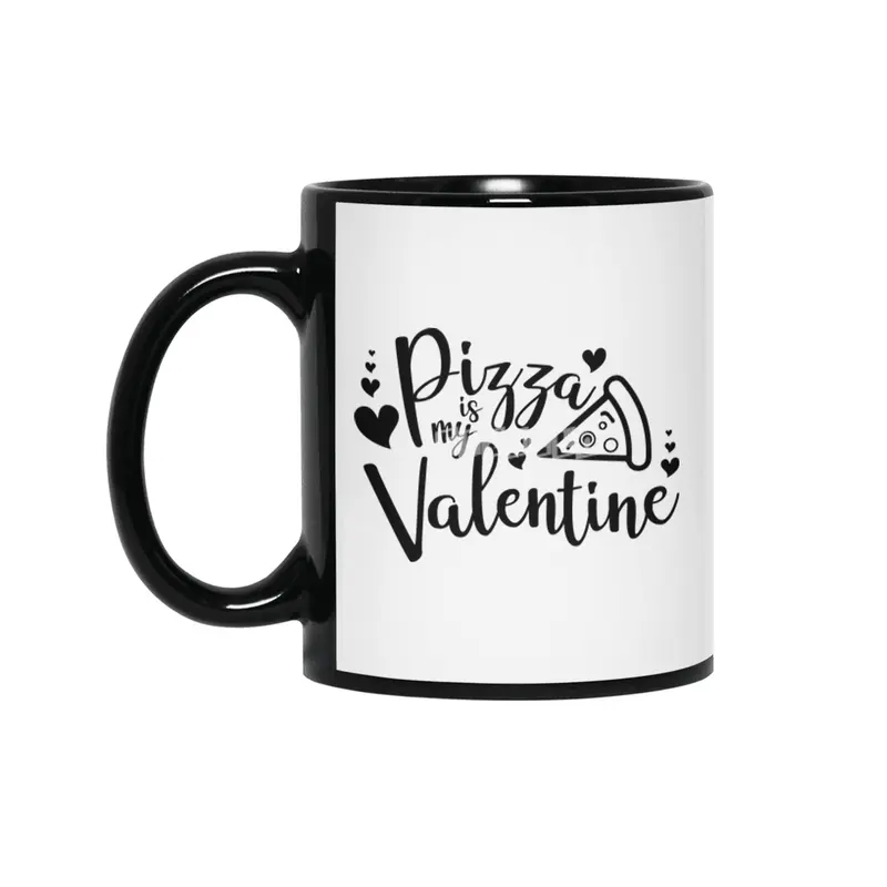 Valentine day, Wedding gifts Siyah Kupa
