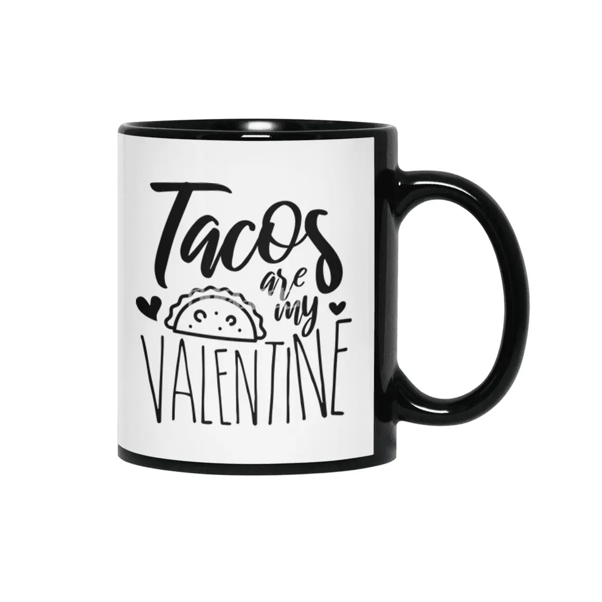 Valentine day, Wedding gifts Siyah Kupa