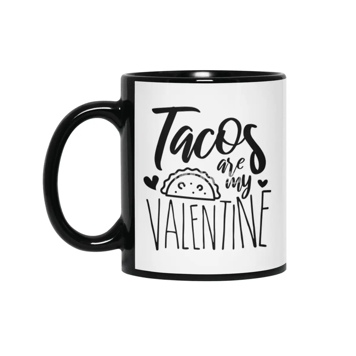 Valentine day, Wedding gifts Siyah Kupa