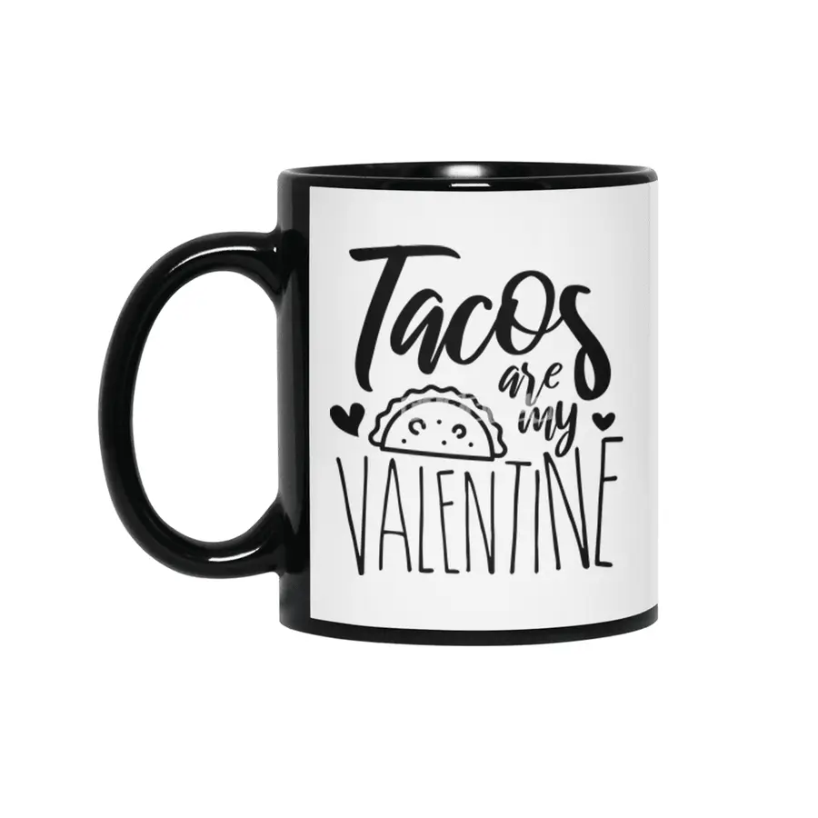 Valentine day, Wedding gifts Siyah Kupa