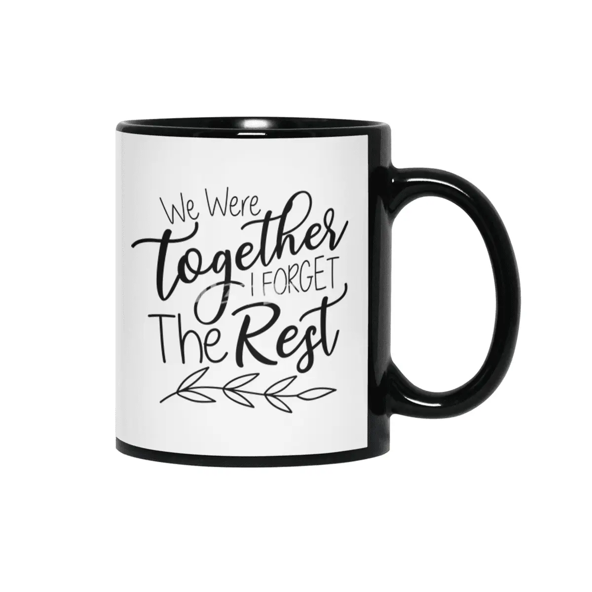 Valentine day, Wedding gifts Siyah Kupa