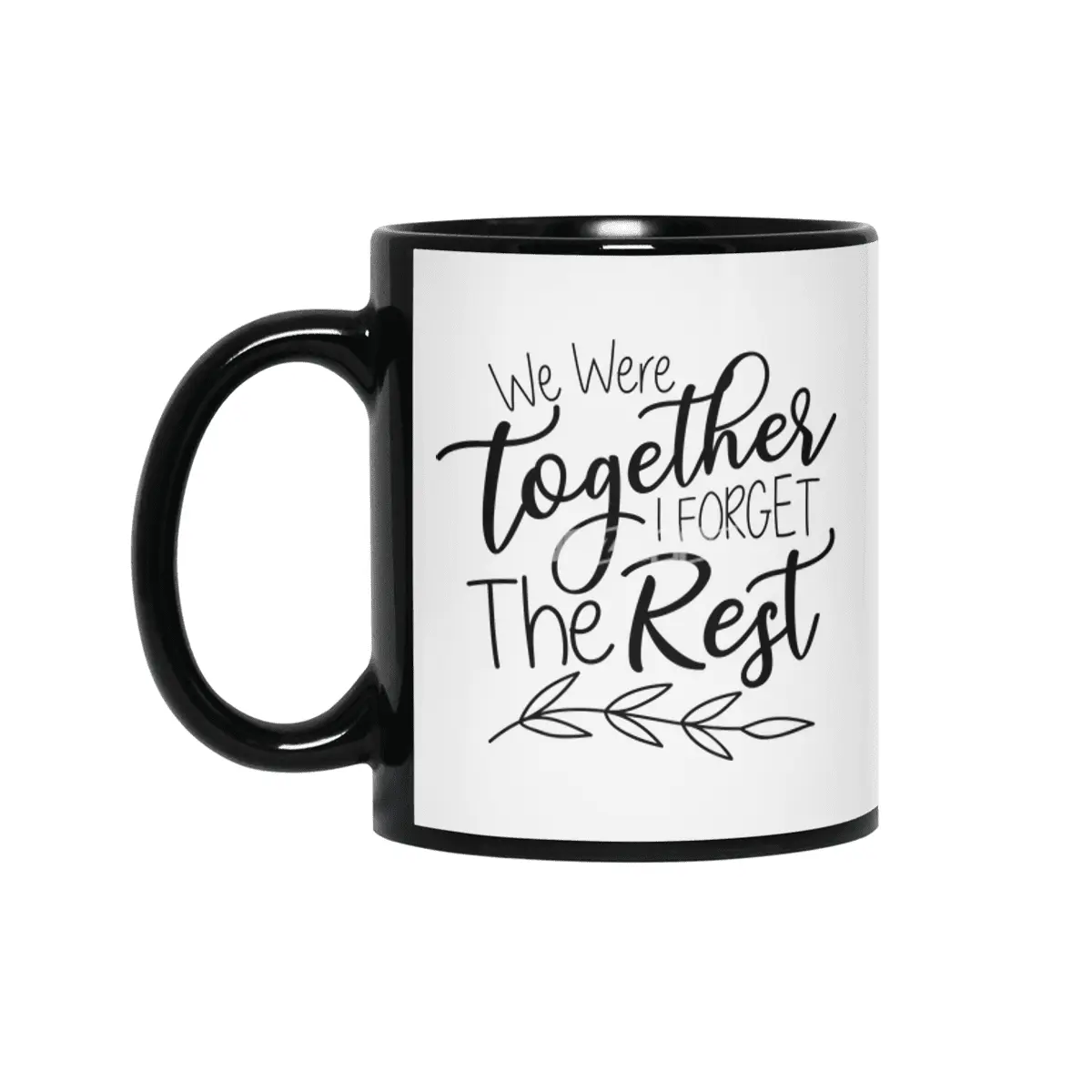 Valentine day, Wedding gifts Siyah Kupa