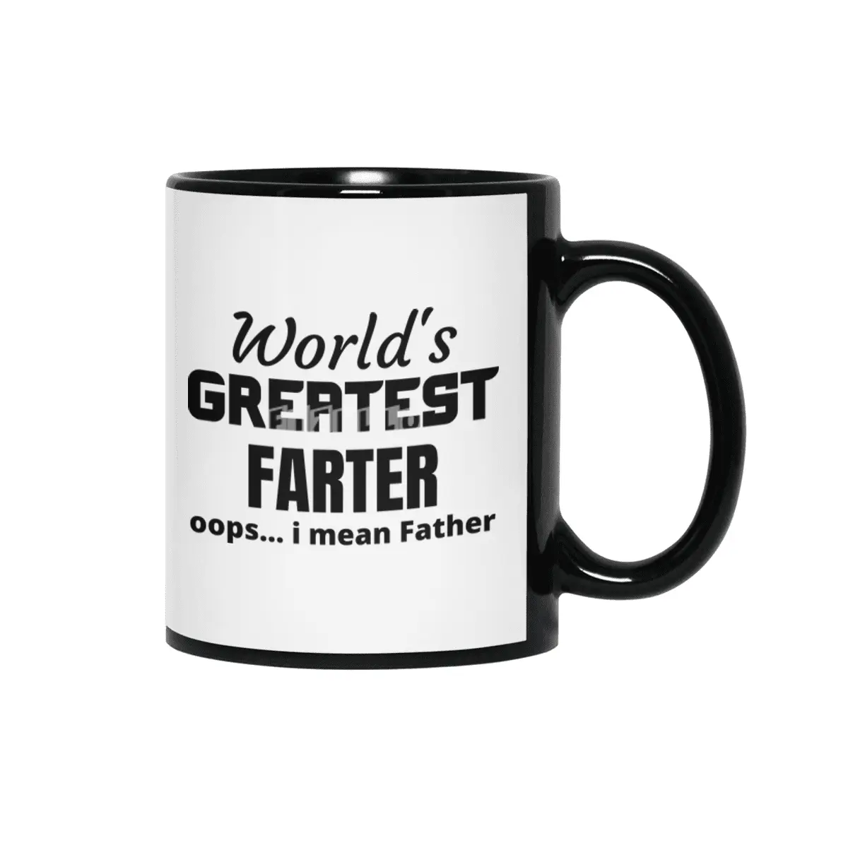 World's greatest farter, mean father Siyah Kupa