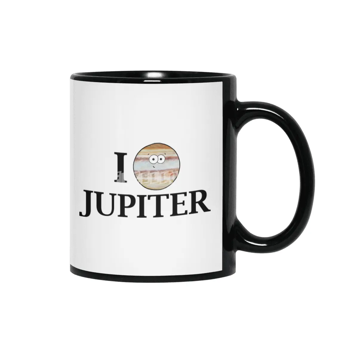 I Heart Jupiter Siyah Kupa