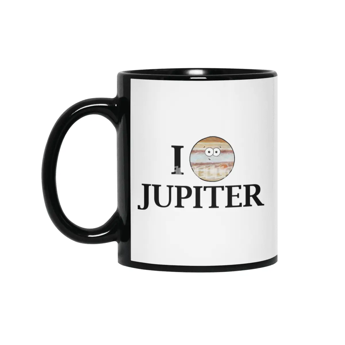 I Heart Jupiter Siyah Kupa