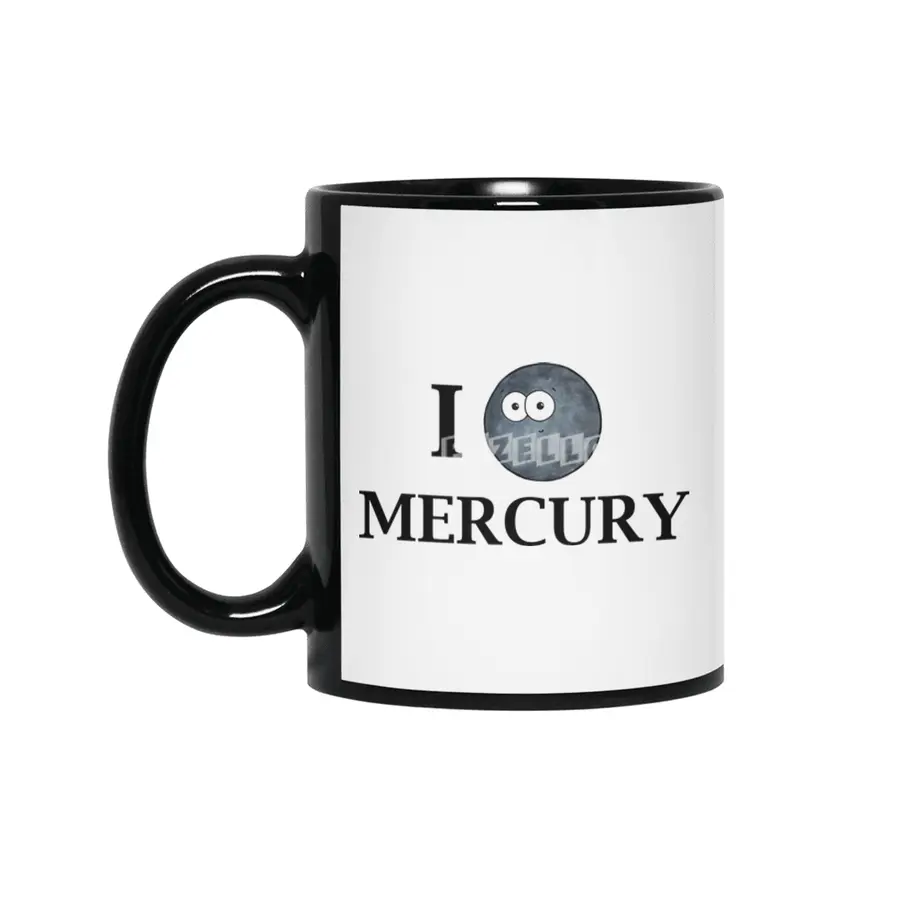 I Heart Mercury Siyah Kupa