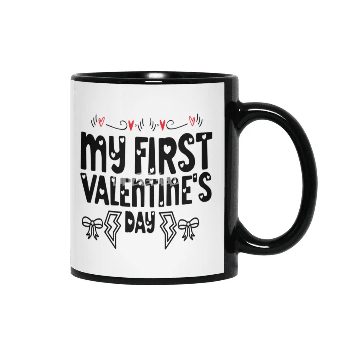 Valentine day, Engagement party & Wedding gifts Siyah Kupa