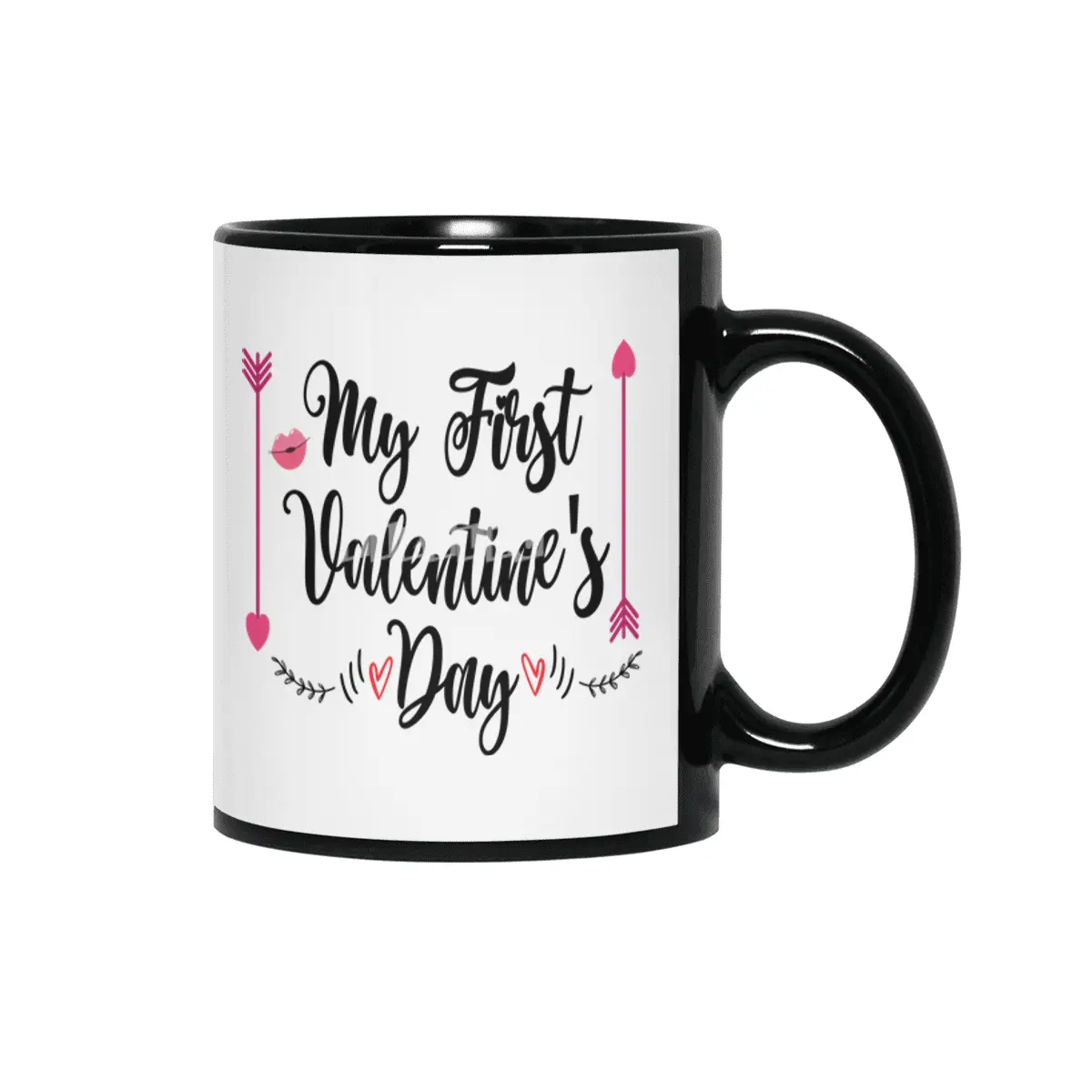 Valentine day, Engagement party & Wedding gifts Siyah Kupa