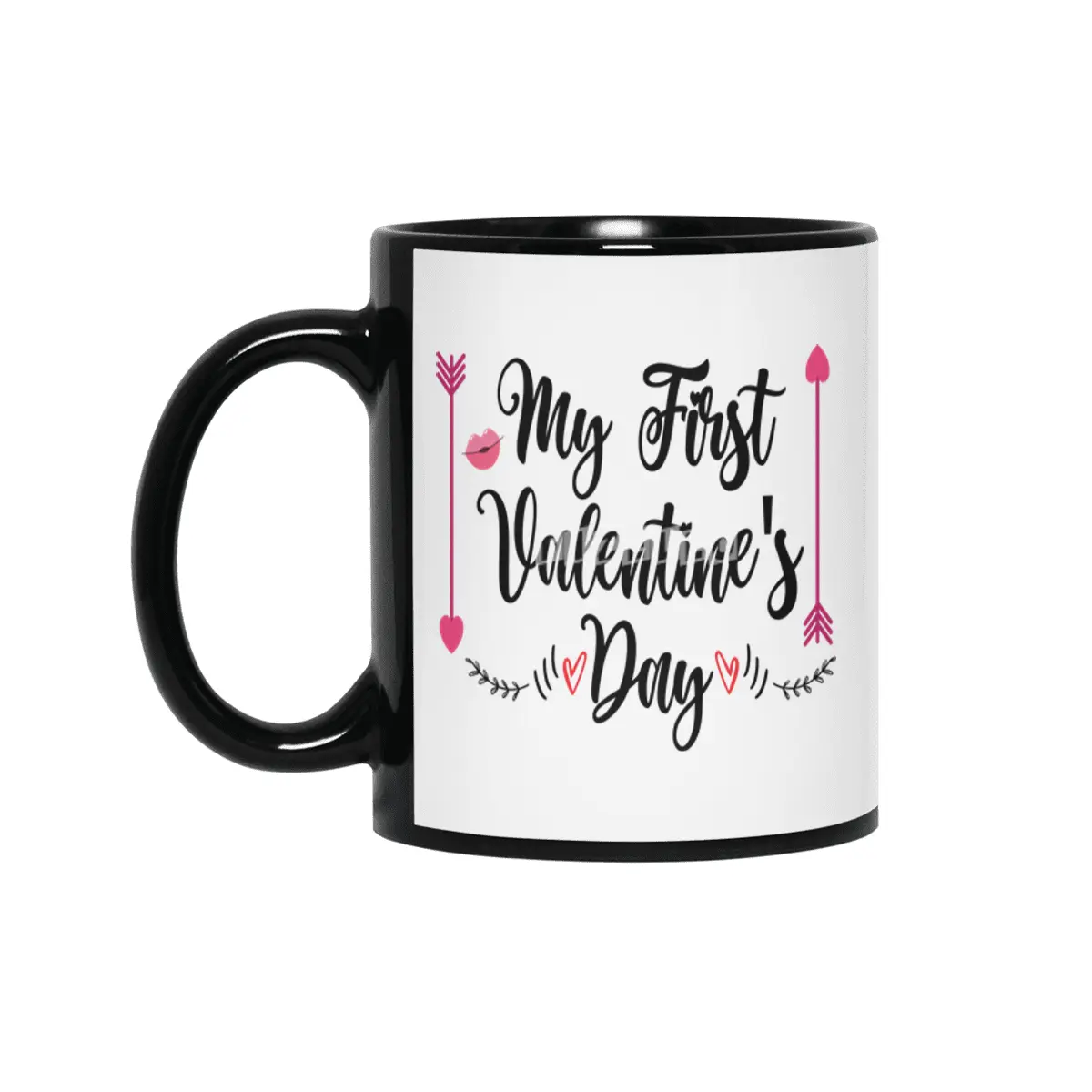Valentine day, Engagement party & Wedding gifts Siyah Kupa