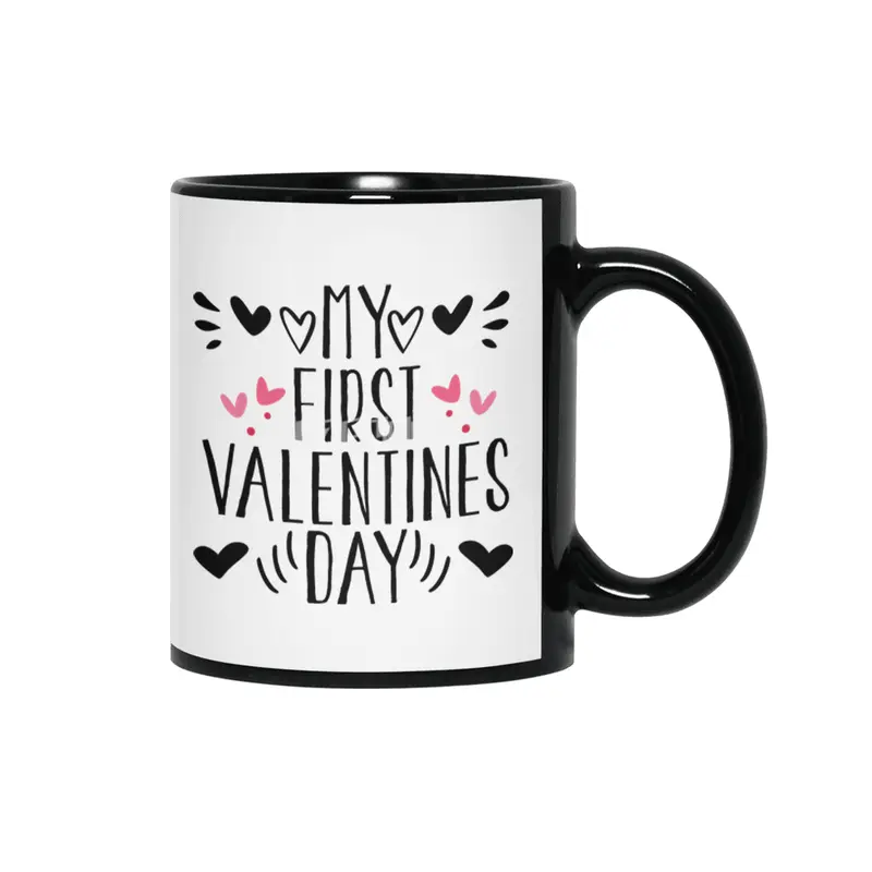Valentine day, Engagement party & Wedding gifts Siyah Kupa