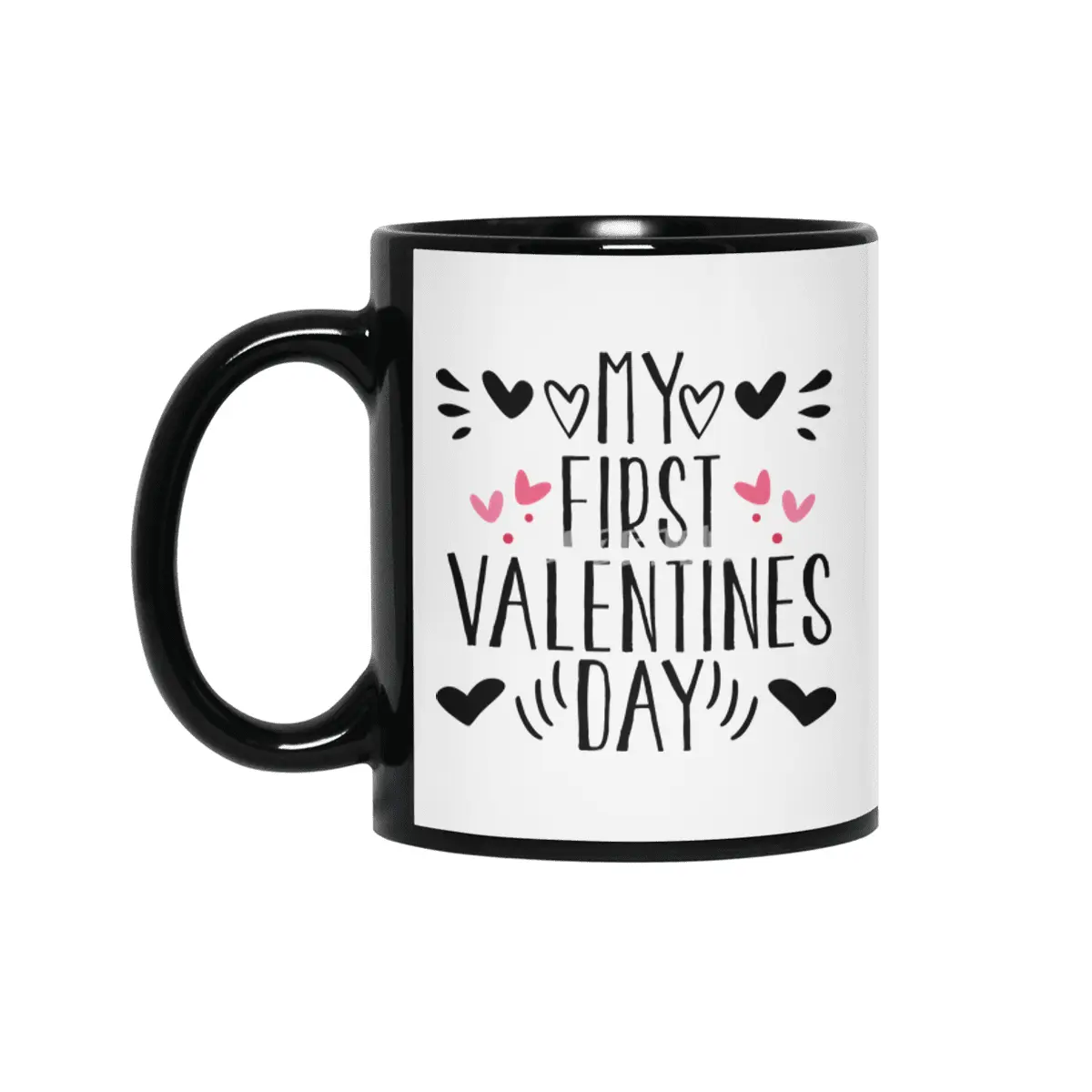 Valentine day, Engagement party & Wedding gifts Siyah Kupa