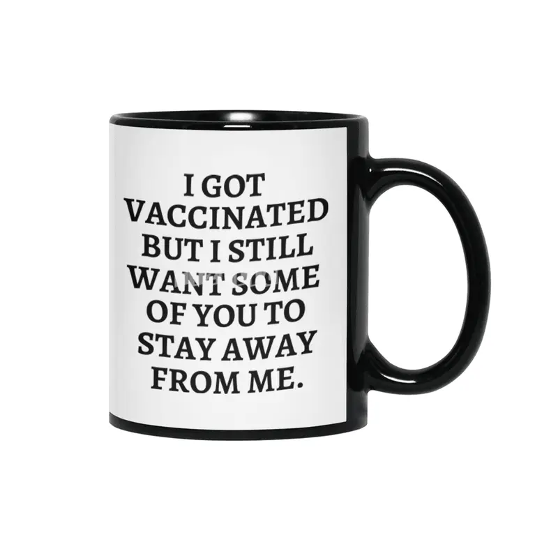 I got vaccinated, pro vaccine, vaccine merch Siyah Kupa
