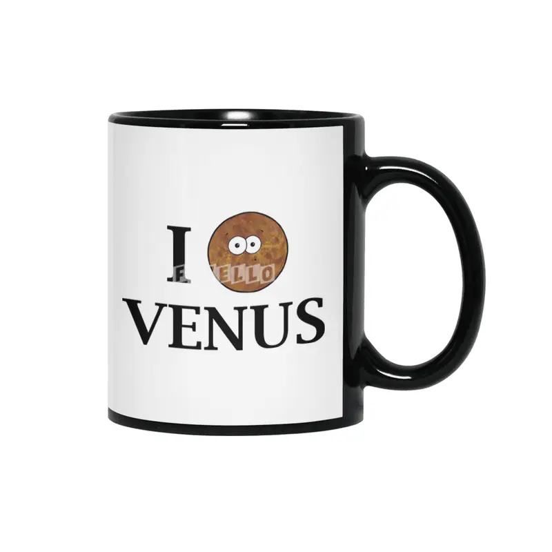 I Heart Venus Siyah Kupa