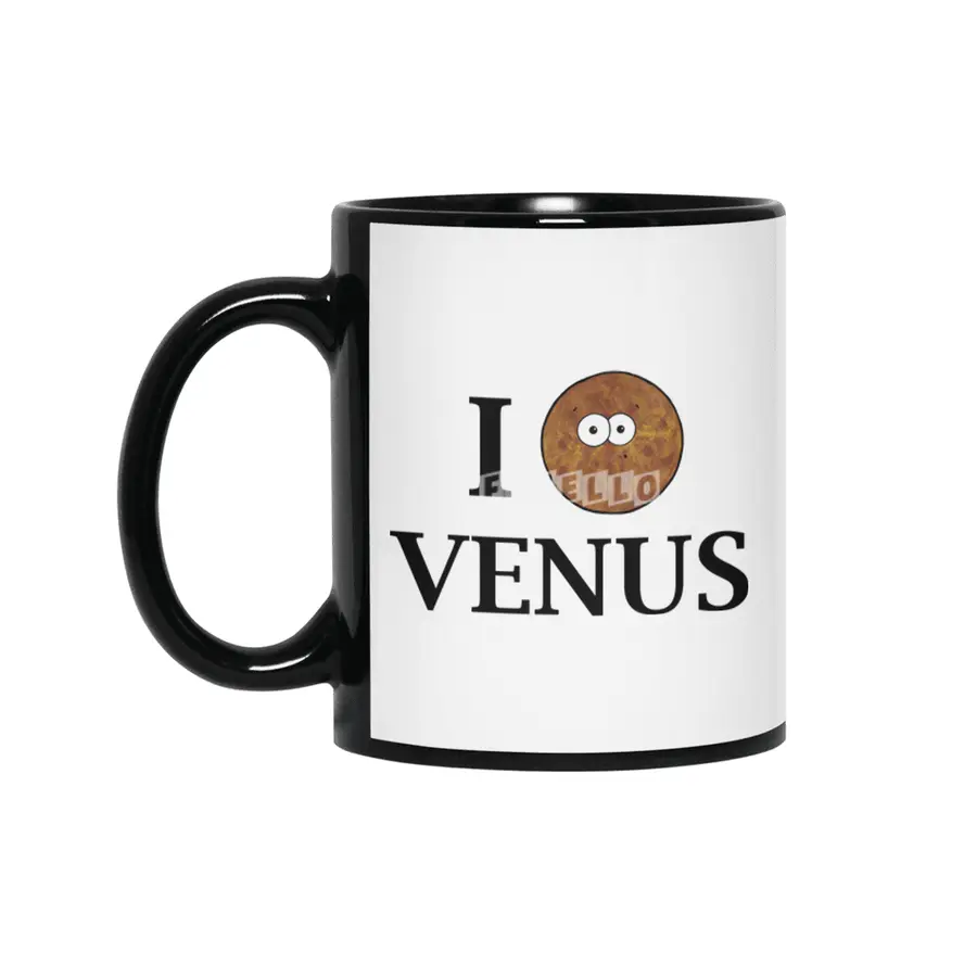 I Heart Venus Siyah Kupa