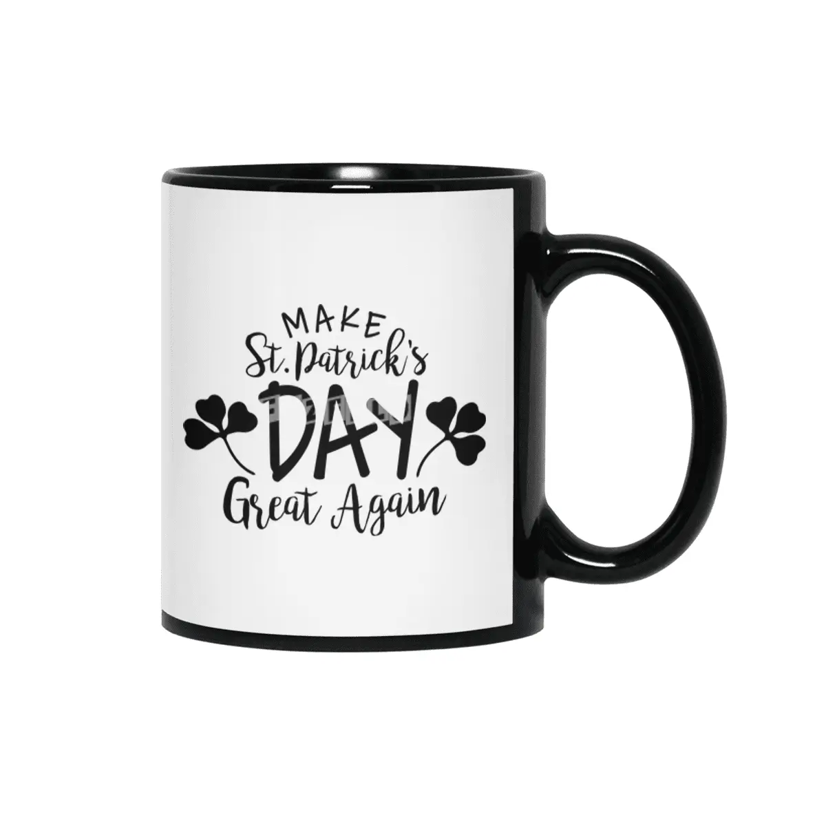 Irish , St. Patrick's Day Siyah Kupa