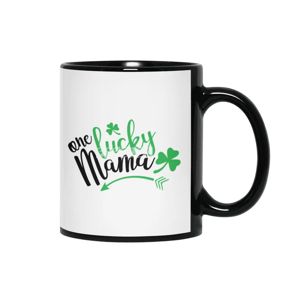 Irish , St. Patrick's Day Siyah Kupa
