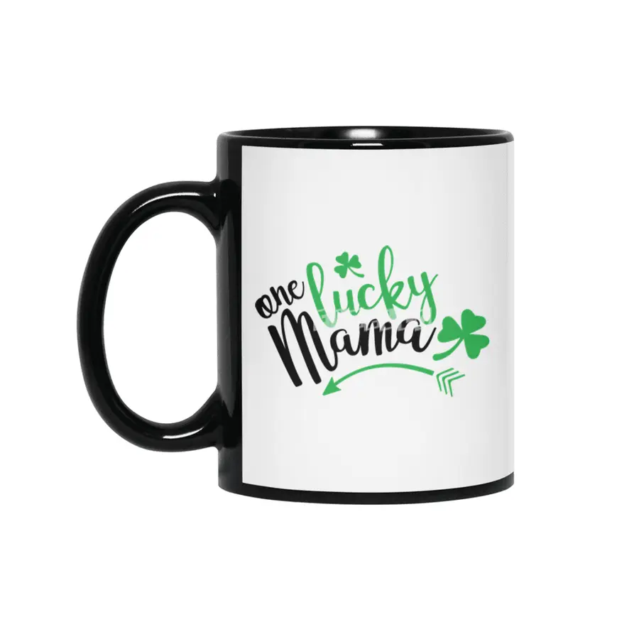 Irish , St. Patrick's Day Siyah Kupa