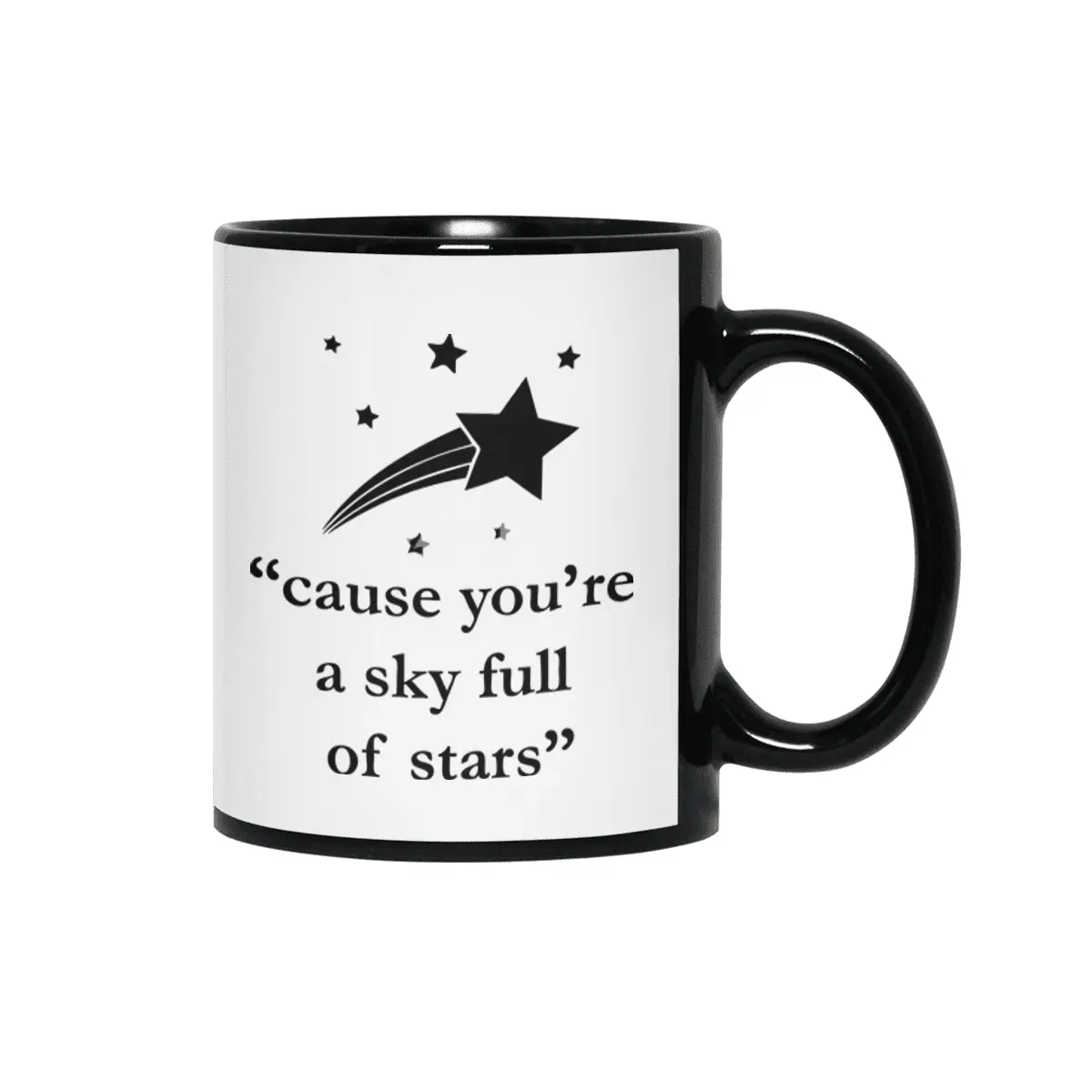 "Cause you're a sky full of stars" lyrics Siyah Kupa