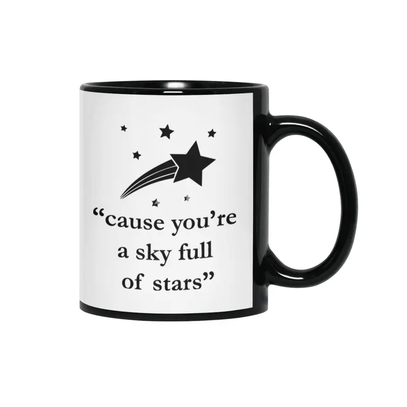 "Cause you're a sky full of stars" lyrics Siyah Kupa