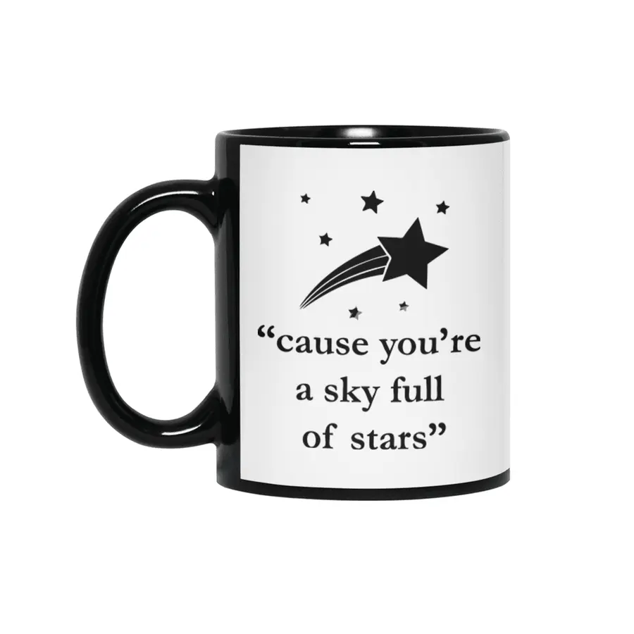 "Cause you're a sky full of stars" lyrics Siyah Kupa